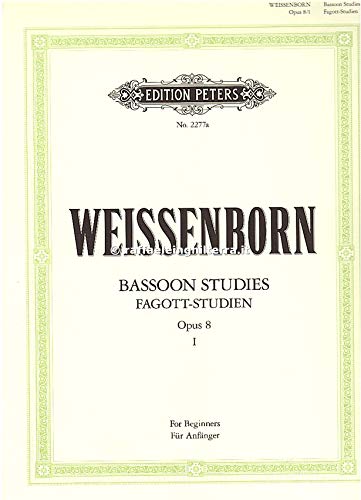 WEISSENBORN BASSOON STUDIES OP8 VOL1